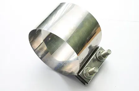 ABRAZADERA JUNTA PLANA TUBO ESCAPE INOX 430.